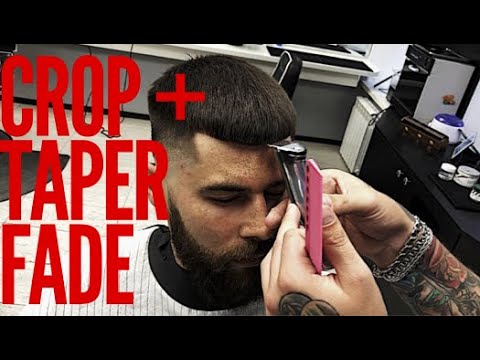 Мужские стрижки !Crop +Taper Fade