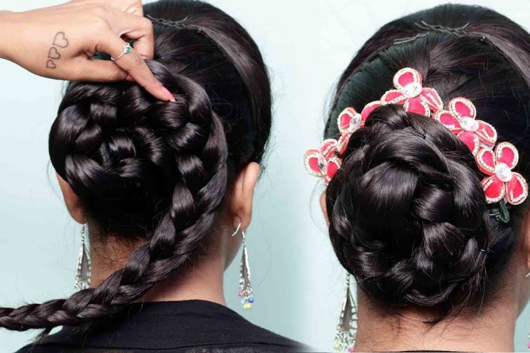 Juda hairstyle for Wedding/party || Perfect Bridal Bun || Hairstyles girl || Wedding guest hairstyle