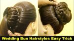 Beautiful New Bun Wedding Juda Hairstyle | High Ponytail with Bun Juda | KGS Hairstyles