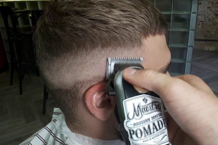 #barber Skin fade. Стрижка Crop