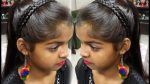 2 Very Simple & Easy Self Hairstyles for Girl's. Hairstyle Girl. Self Hairstyles at home.