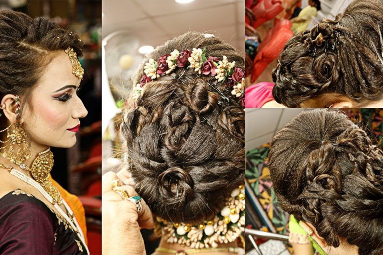 Bridal And Heavy Party Hairstyle