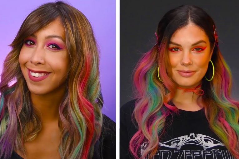 Colorful Music Festival Hairstyles! | DIY Hair Coloring and Hairstyle Inspiration by Blusher