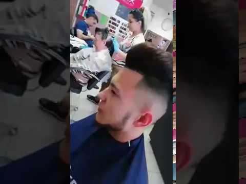 Мужская стрижка модный. Men's haircut feyd