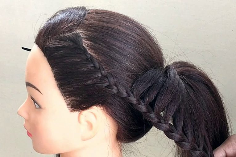 Beautiful Hairstyle For Wedding Party // Marriage Party // Function Party