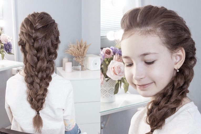 Три косы! Очень просто! Easy Hairstyle — 3 Braids