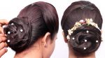 new french bun hairstyle with using clutcher || beautiful hairstyle || prom hairstyles || hairstyles
