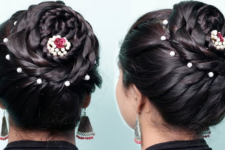 2 Beautiful Bun Hairstyle| पतले बालों में बनाये आसान सुंदर जुड़ा | #Bun | Hairstyle Girl | hairstyle