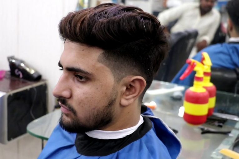 Best summer hairstyle for pakistan || slope hair cutting