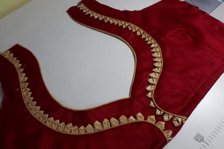 Easy And Beautiful Blouse Back Neck Design Cutting And Stitching/by akanksha fashion