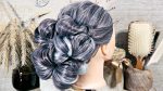Причёска собранная на резинках | Лена Роговая | Hairstyles by REM | Copyright ©