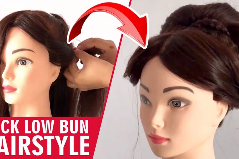 New latest hairstyle 2020 | latest updo hairstyle for medium hair | back low bun hairstyle