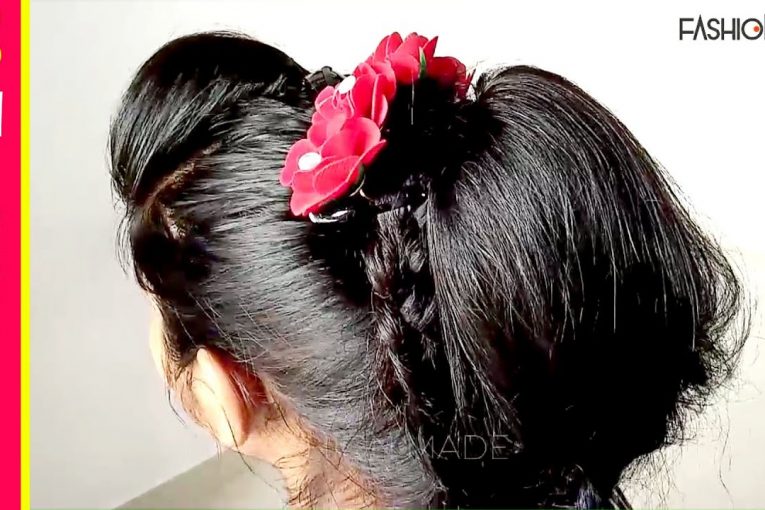 Easy Bun Hairstyle For Medium Hair | Wedding Hairstyles for Long Hair |  Hairstyle 2020