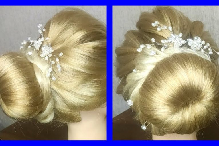 Красивая гулька с объемом. Quick Hairstyle