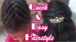 Easy Cute hairstyle for girls | Simple Hairstyle | French Braid | Beautiful Hairstyle